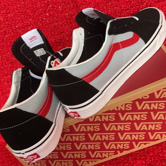 Vans Sk8-Low 2-Tone Black/Winter Sky MENS - Picture 15 of 16